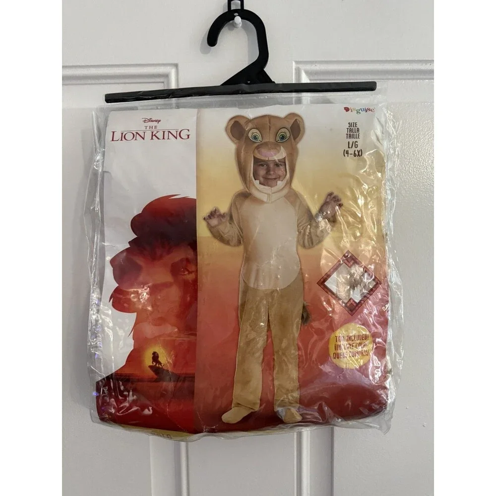 Disney Lion King Toddler Nala Classic Costume Kids Size 4-6 Years Large Toddler